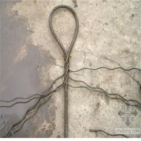 插编钢丝绳 插编钢丝绳扣 钢丝绳插编绳套 钢丝绳插编绳扣