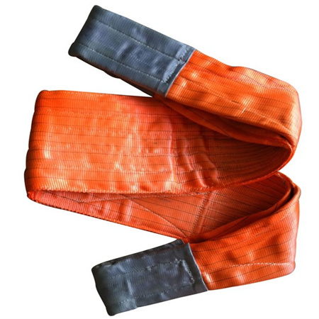 Flat Polyester Webbing Lifting Sling Safety Factor 4:1 5:1 6:1 7:1 8:1