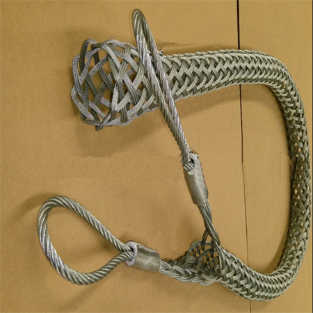 双侧拉型电缆网套-双侧拉中间网套-双拉眼电缆牵引网套