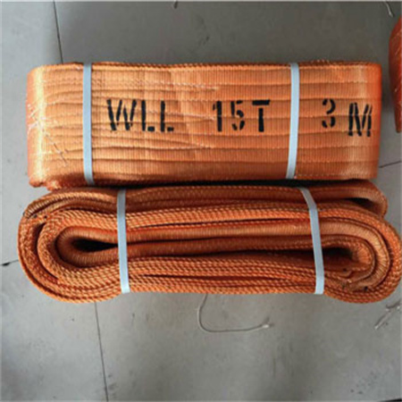 15T Flat Webbing Sling,15 Tonne Polyester Double Duplex Flat Webbing Sling