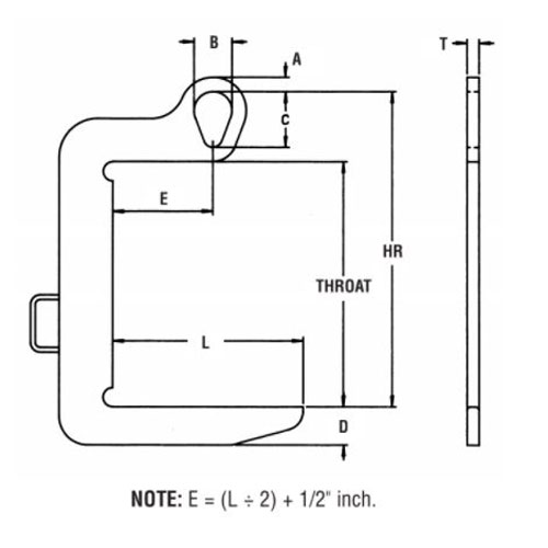 Narrow Coil C-Hook