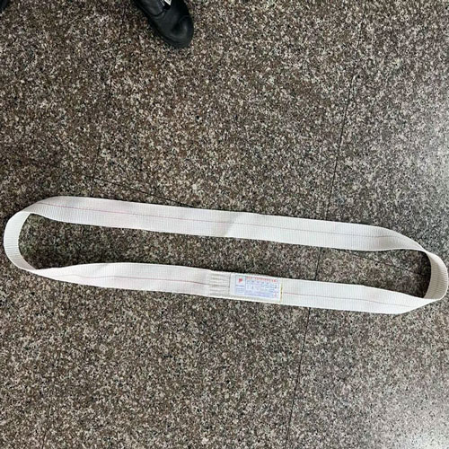 Disposable endless flat woven webbing slings