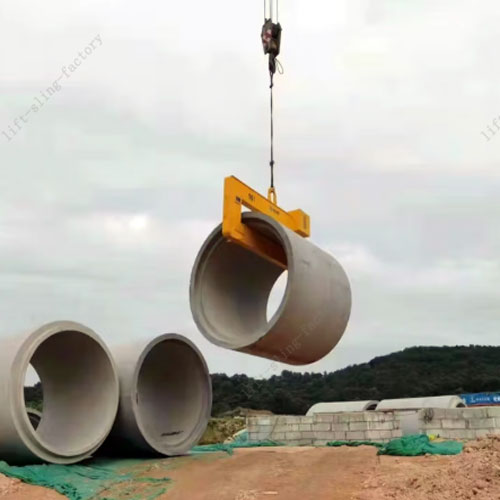 C lifting hook for concrete pipes