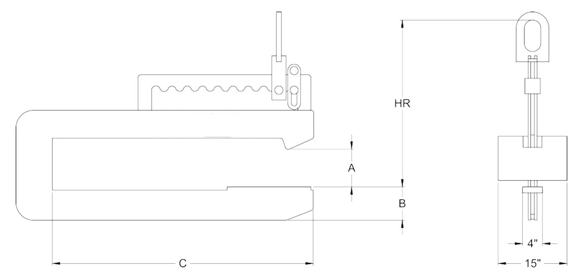 C-Hook Concrete Pipe Lifter